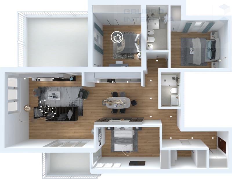 Wohnung 4.5 Zimmer ideal für Studenten (8)