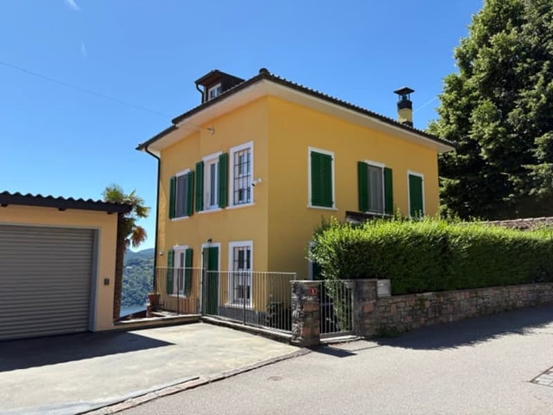 Elegante villa ticinese 5.5 locali con vista panoramica a Gaggio di Bioggio (36)
