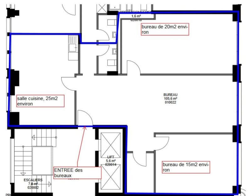 Uffici di 110m2 semiammobiliati, vicino alla stazione di Losanna (6)