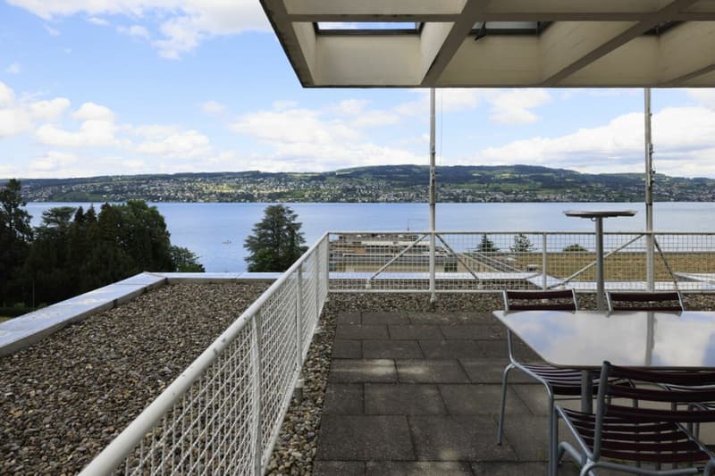 Horgen - Ufficio e sala da soggiorno ampliati con vista sul lago (9)