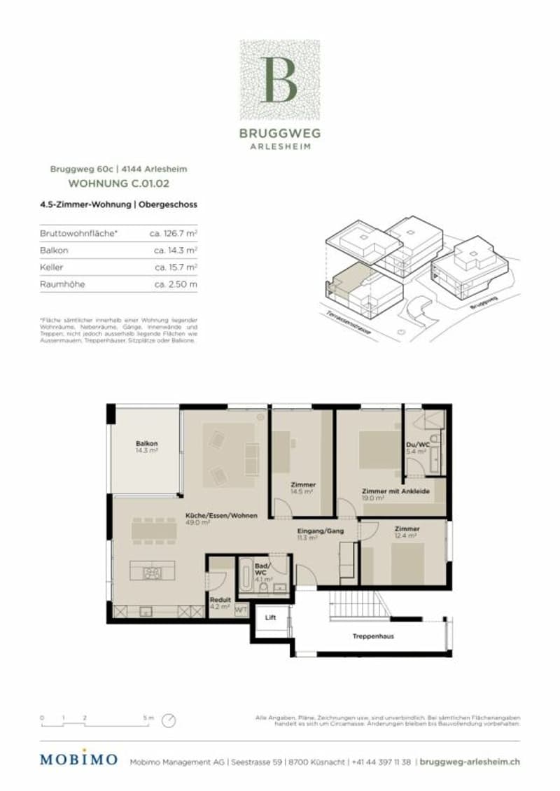 Spacious 4.5-room apartment - Bruggweg, Arlesheim (3)