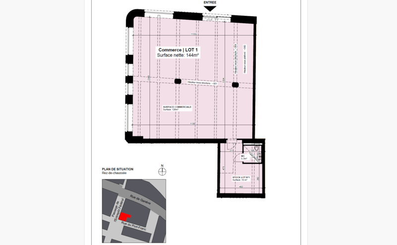 Strategic commercial space in the heart of Flon - 126m2 (6)