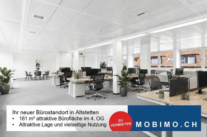 Repräsentative Bürofläche im 4. Obergeschoss in Zürich-Altstetten (1)