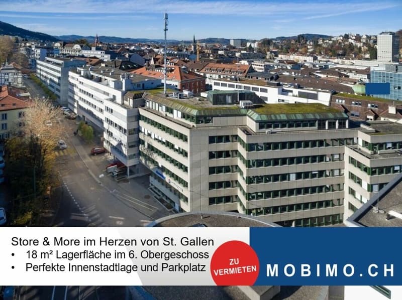 Kompakt & zentral - 18 m² Lagerraum im Herzen von St. Gallen (1)