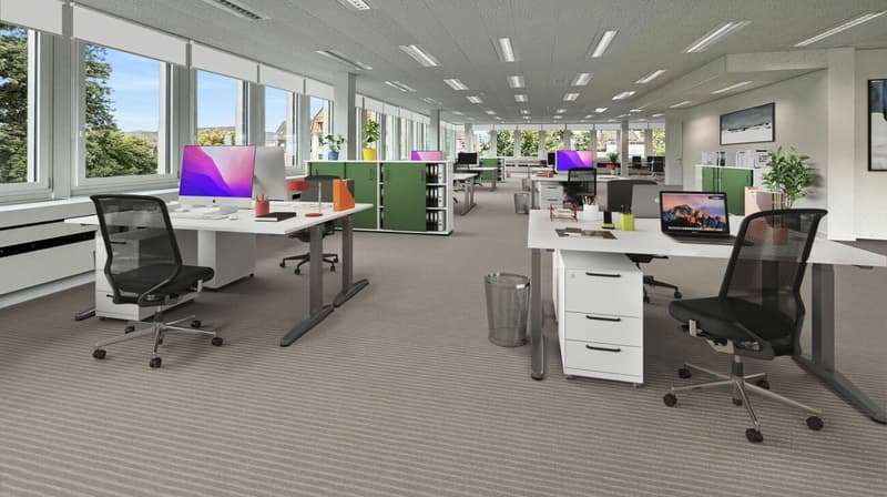 Inspirierendes Büro mit Sicht ins Grüne (13)