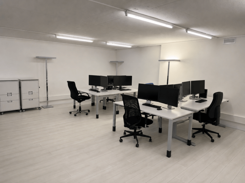 Ausgebautes Büro mit Sitzungszimmer und Technikraum beim Koch-Areal (2)