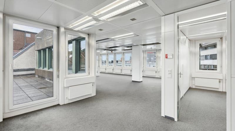 Über den Dächern arbeiten - 167 m² Büro mit Terrasse (3)