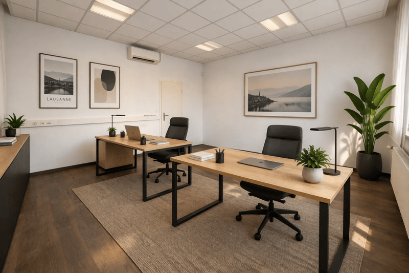 Bureaux 110m2 en RDC, idéalement situés, Eaux-Vives (2)