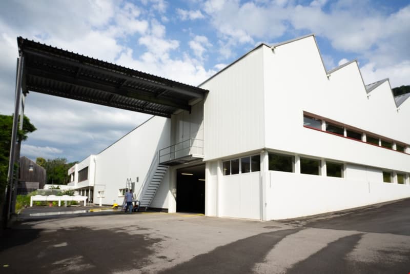 Produktionsgebäude, Südostansicht