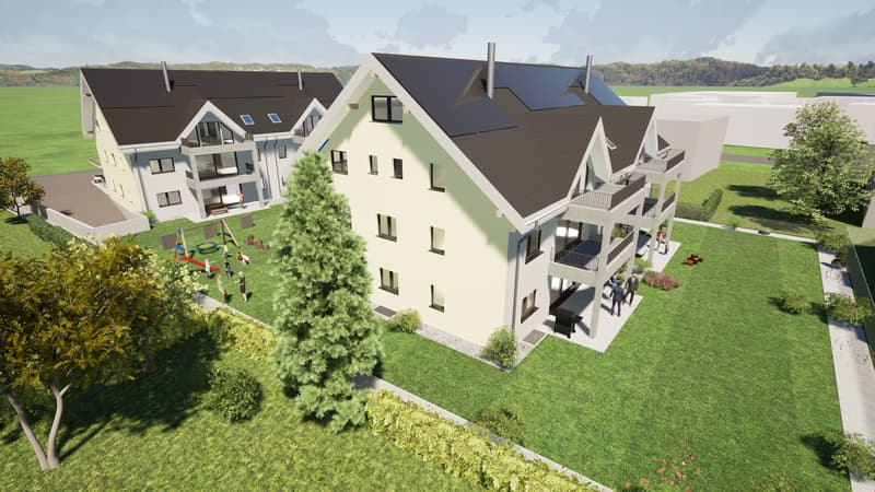 Neubau Wohnungen in Thierachern 4 1/2 Zimmer im 1.OG 130 m2 (2)