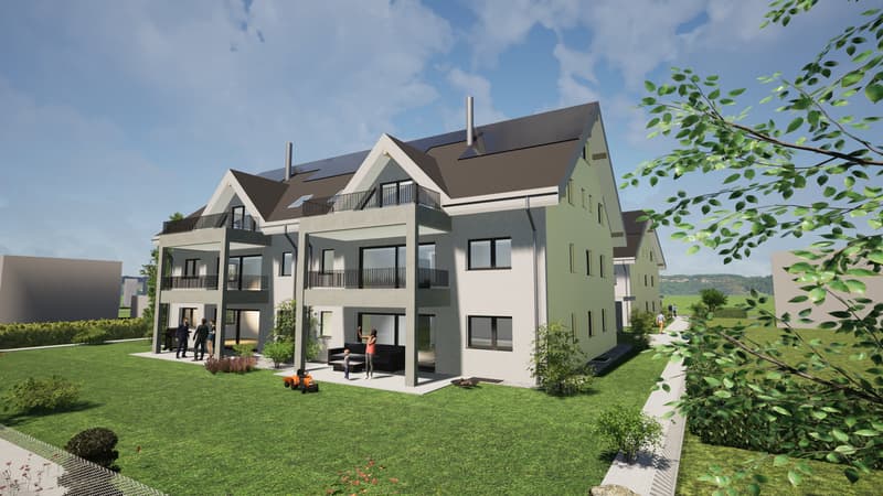 Neubau Wohnungen in Thierachern 4 1/2 Zimmer im EG 150 m2 (1)