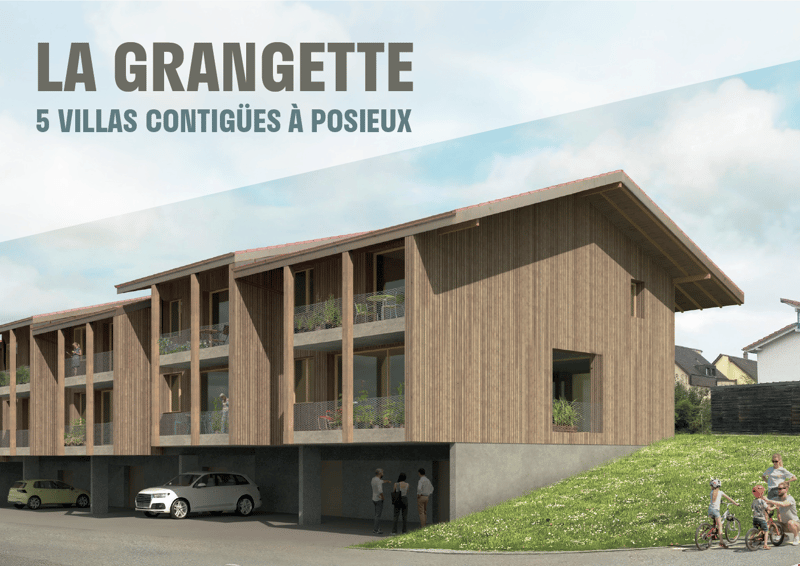 Construction de 5 villas contigües à Posieux (1)