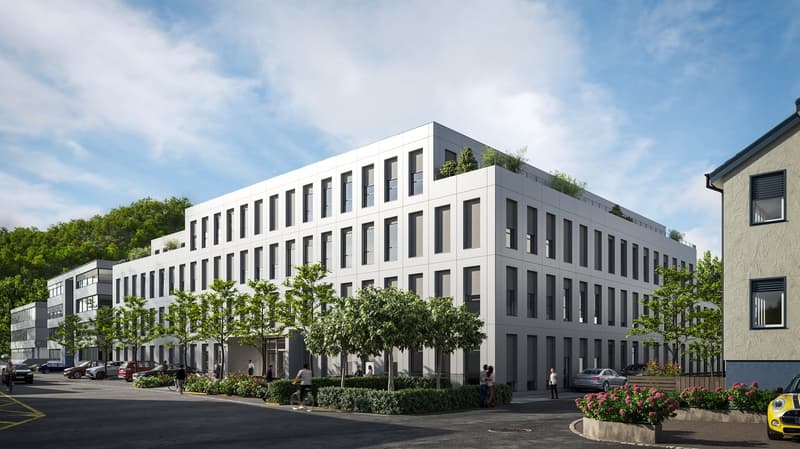 Gewerbe- und Büroflächen in Neubau (300 - 6'200 m2) (1)
