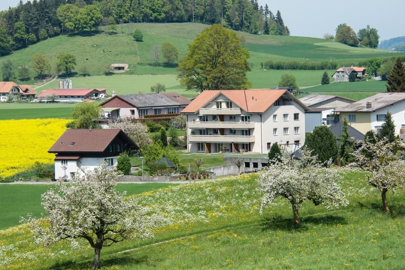 8 Familienhaus am Eingang zum Dorf Schwarzenburg
