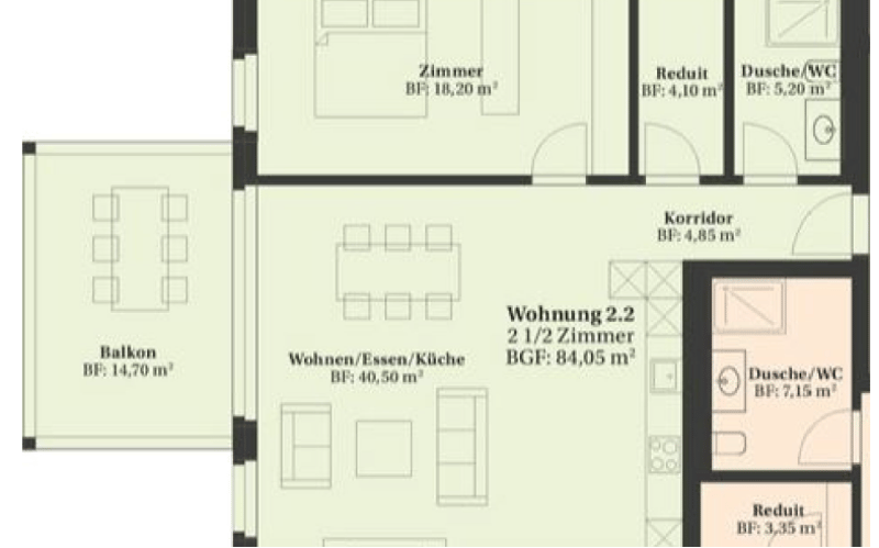 3.5 Zimmer-Wohnung in Burg AG zu verkaufen (8)
