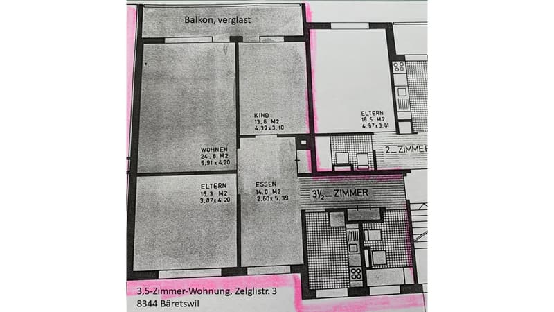 2.5-Zimmer-Wohnung in Bäretswil (2)