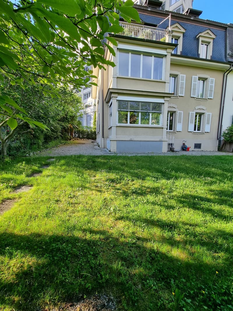 Stadt Bern: Sonnige, zentrale 5.5 Zimmer-Wohnung mit Garten (Nähe HB/Inselspital) (1)