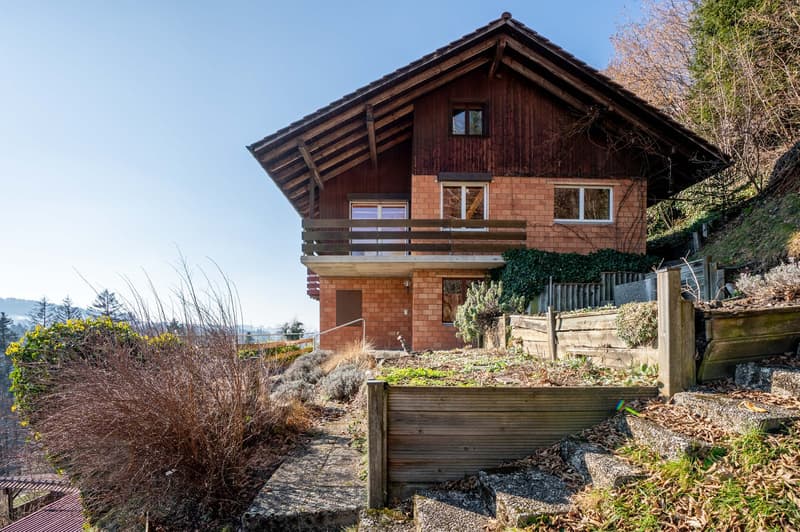 Traumhaftes Einfamilienhaus an unverbaubarer Lage, mit einmaliger Alpen- und Jura-Sicht! (2)