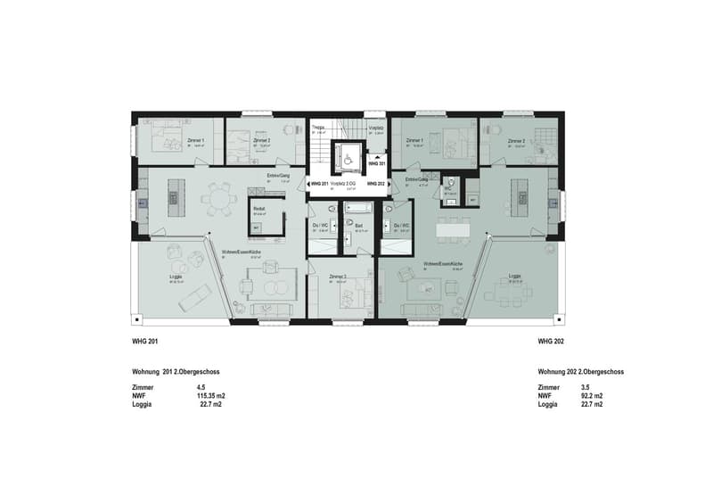 1.5 Zimmer Wohnung in Muhen - Bezugsbereit im Herbst 2024 - (2)