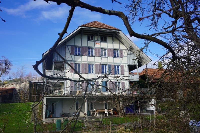 Grosse Dachwohnung für Familie in umgebauten Bauernhaus in Bolligen (1)