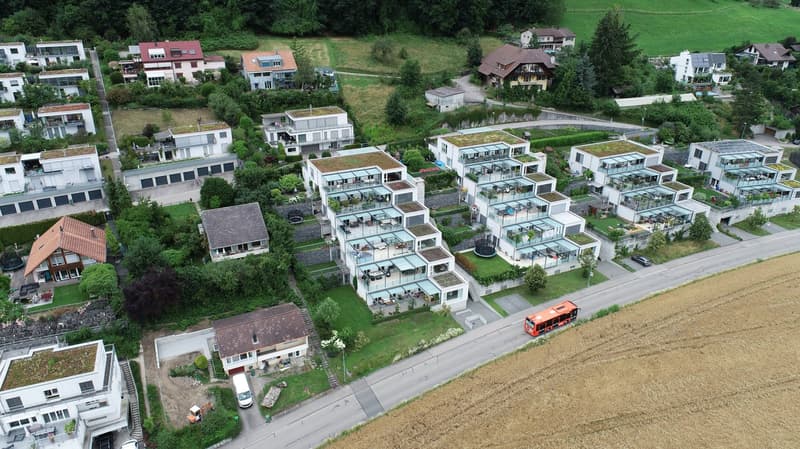Terrassenhaus an idealer Lage in Bremgarten mit einmaliger Aussicht ins Grüne und auf die Alpen (1)