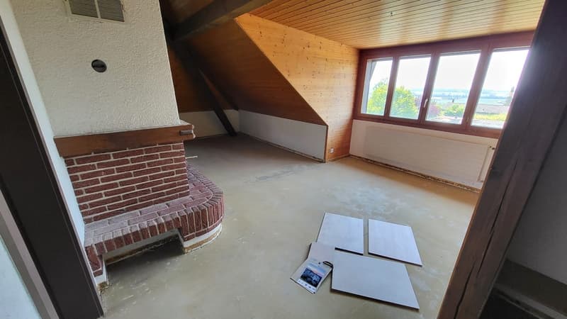 Neu renovierte 3.5 Zimmer  Dachwohnung mit tollem Ausblick über Neuenburgersee (2)