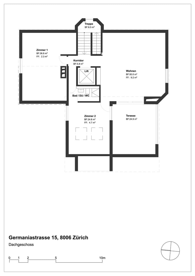 Exklusive, grosszügige 10.5 Zimmer-Maisonette-Wohnung mit Cheminée und Wintergarten (12)