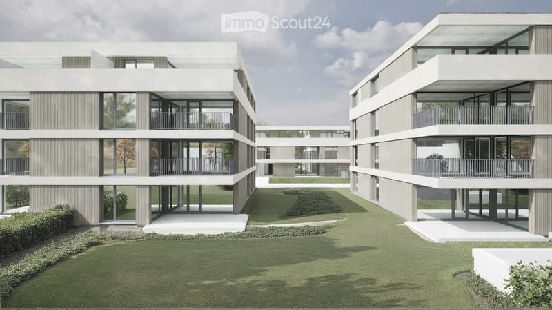 Appartement moderne 4.5 pièces au centre de Bösingen - vivre avec vue (2)