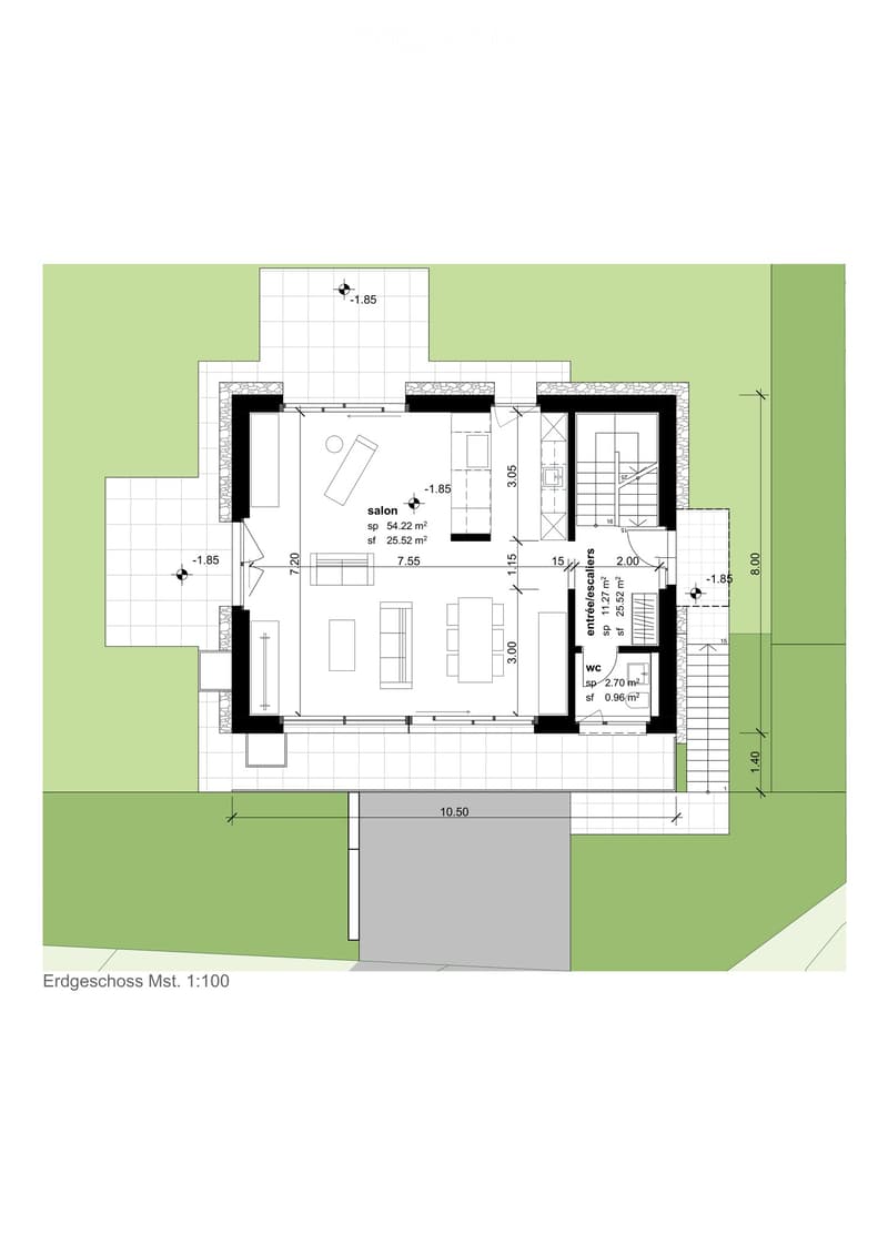 Einfamilienhaus, maison unifamiliale, 2735 Malleray (5)