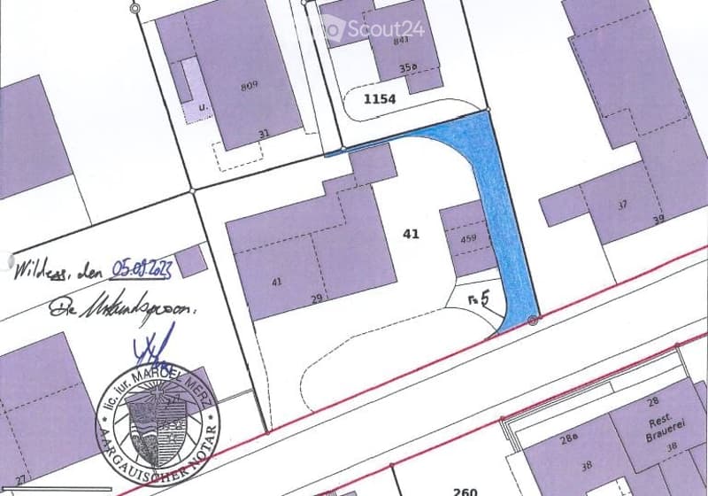 Floor plan of a residential property