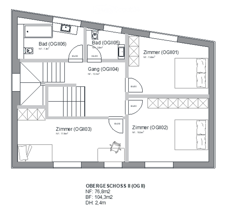 Nouvelle construction de maison unifamiliale de 7,5 pièces ou de maison bifamiliale de 2,5 et 4,5 pièces dans un quartier calme de Siblingen (15)
