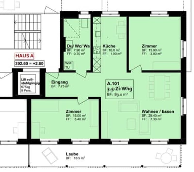 Nouvel appartement moderne de 3,5 pièces pour seniors à Hüntwangen (8)