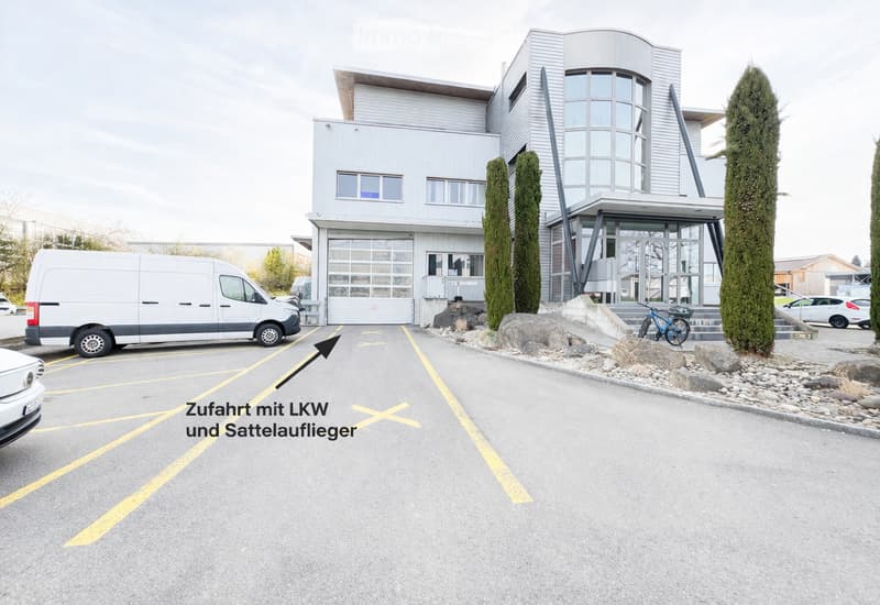 modern house, white exterior, glass windows, garage, parking area, bicycle