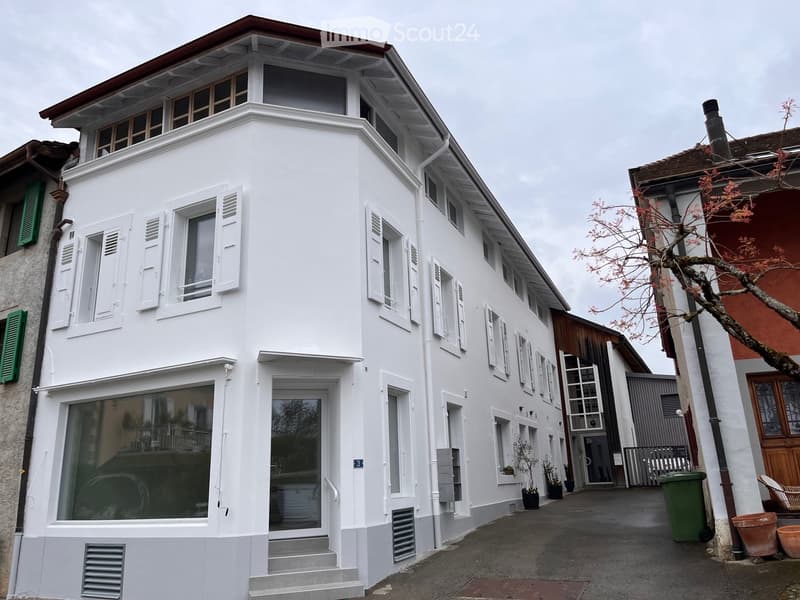 Vitrine im Zentrum des Dorfes mit Seeblick (1)