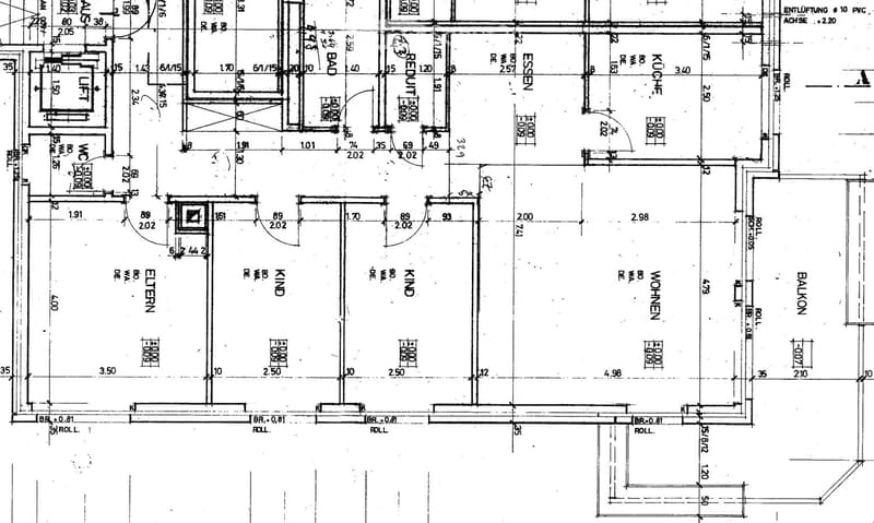 Floor plan showing living room, kitchen, 2 bedrooms, 2 bathrooms, balcony.