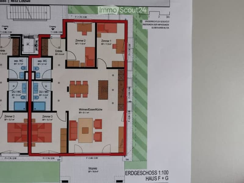 Modern 4.5-room apartment with garage in Lotzwil (5)