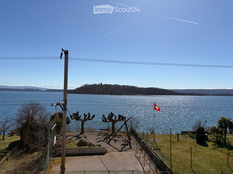 Renovated old building apartment - attic with gallery and loggia - 3.5 rooms with lake view (3)