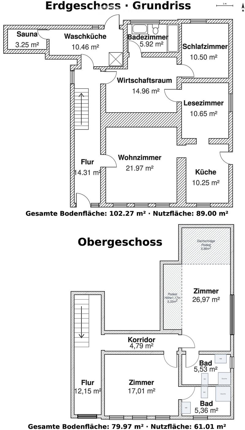 Ampio appartamento maisonette in una casa storica della Foresta Nera - con grande terrazza, giardino e sauna (29)