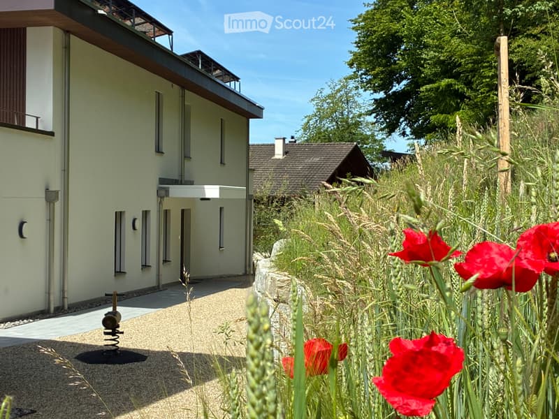Habiter au bord de la forêt – Première location exclusive d'un appartement 5.5 pièces avec vue sur les Alpes et haut standing (36)