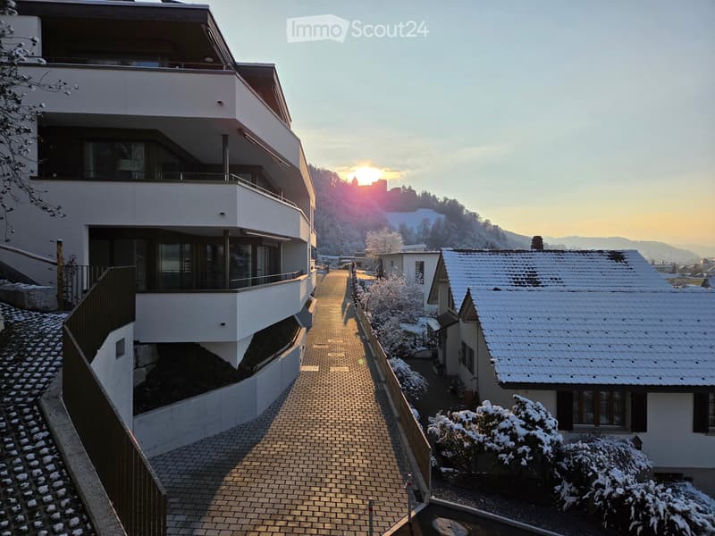 Habiter au bord de la forêt – Première location exclusive d'un appartement 5.5 pièces avec vue sur les Alpes et haut standing (48)