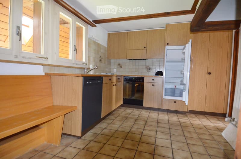kitchen with wooden cabinets, tiled floor, dishwasher, washing machine, refrigerator, oven, sink