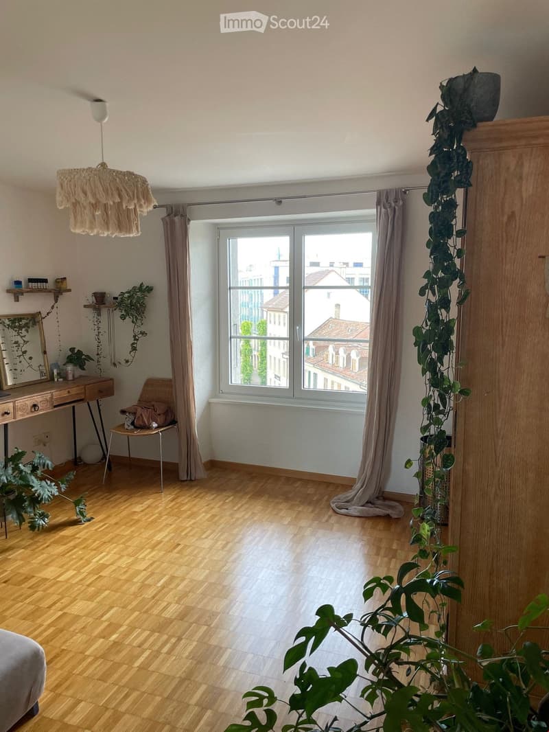 Helle 3 1/2 Zimmer-Wohnung mit Aussicht auf Friedhofplatz (10)