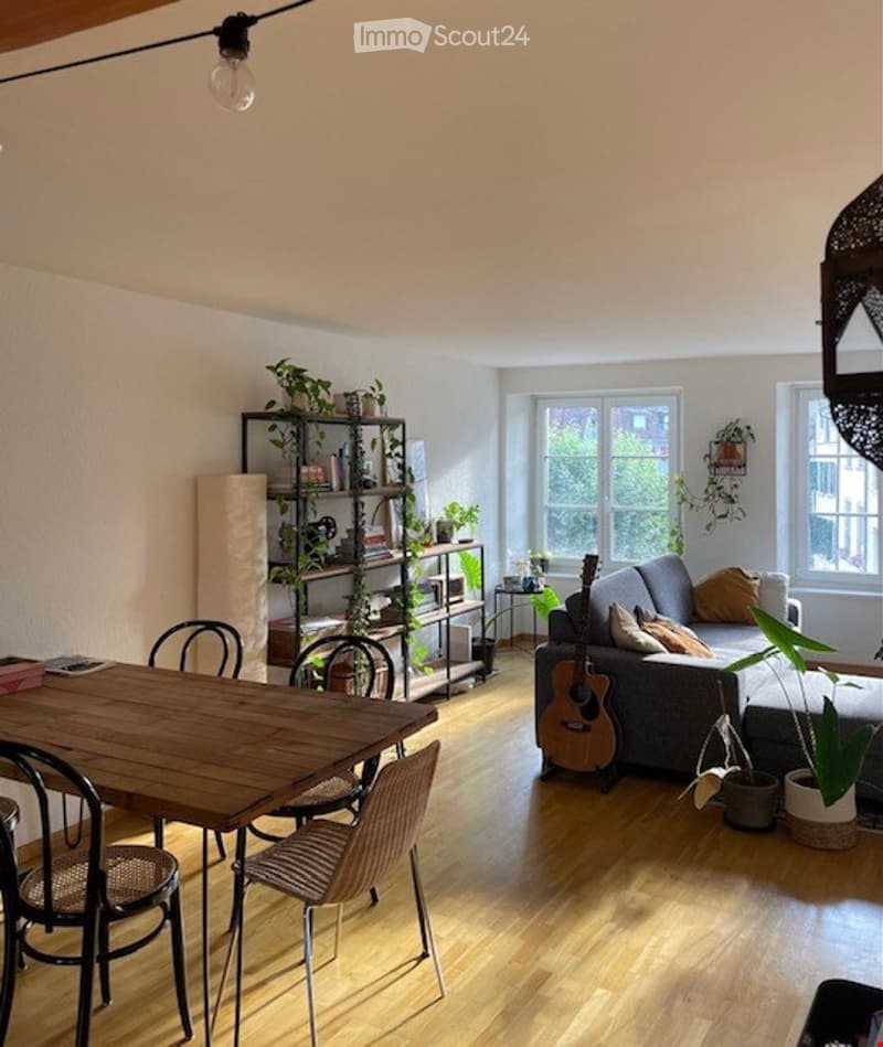 Helle 3 1/2 Zimmer-Wohnung mit Aussicht auf Friedhofplatz (3)