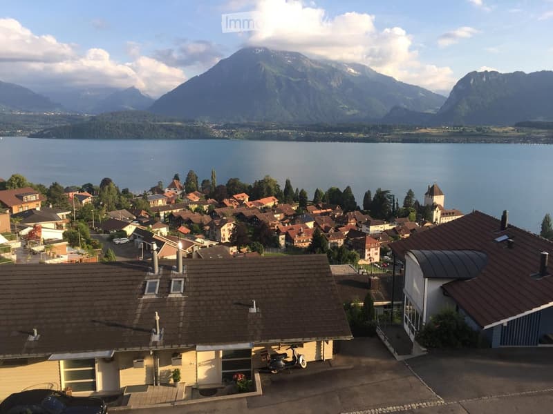 Appartement avec vue sur Oberhofen au lac de Thoune (1)