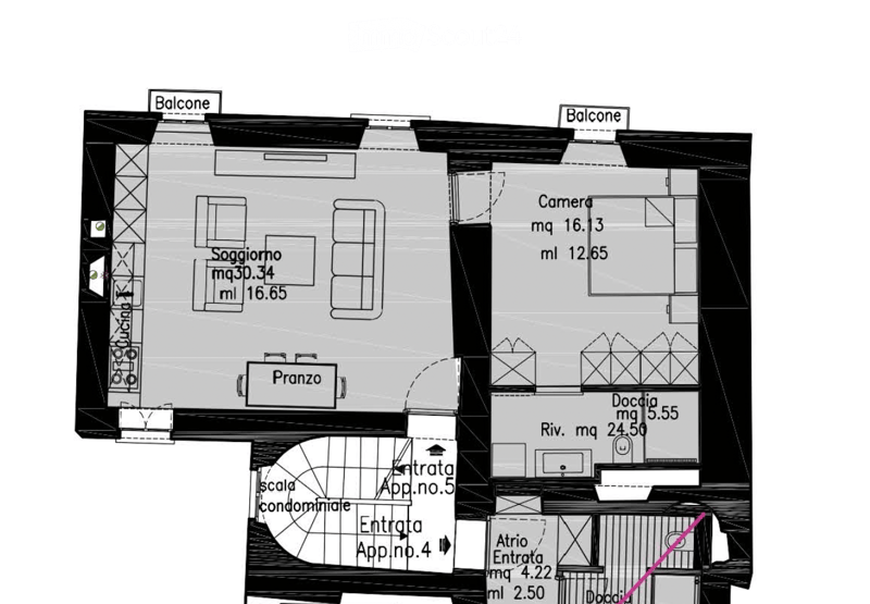 Gioiello residenziale nel centro storico (Città Vecchia) a Locarno con parcheggio nel cortile interno (prima residenza) (5)
