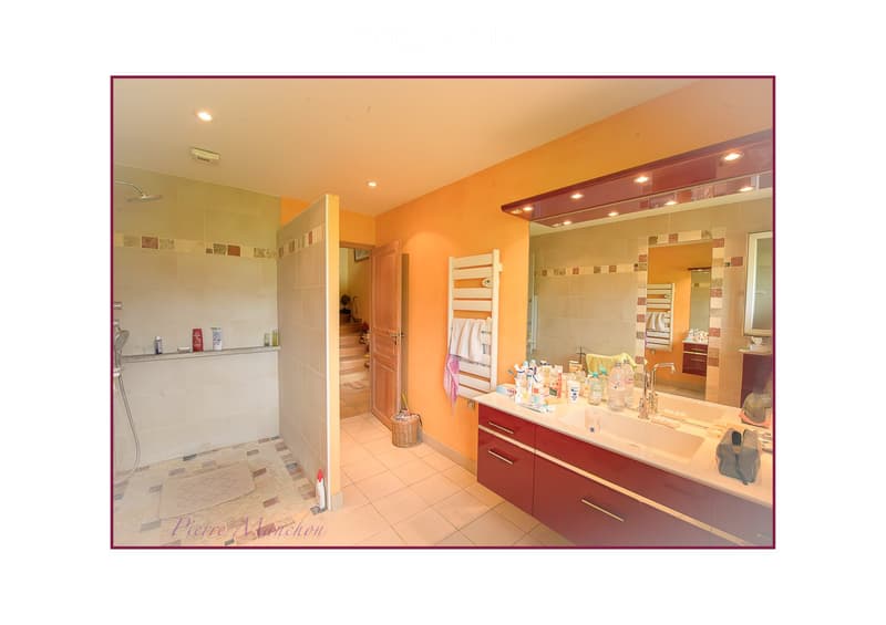 {"type": "Bathroom", "objects": ["sink", "mirror", "faucet", "cabinet", "towel rack", "shower", "bottle", "faucet", "bottle", "bottle", "bottle", "bottle", "bottle", "bottle", "bottle", "bottle", "bottle", "bottle", "bottle", "bottle", "bottle", "bottle",