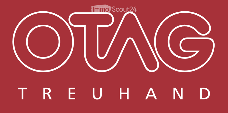Red background, white text, 'OTAG' and 'TREUHAND' written in white