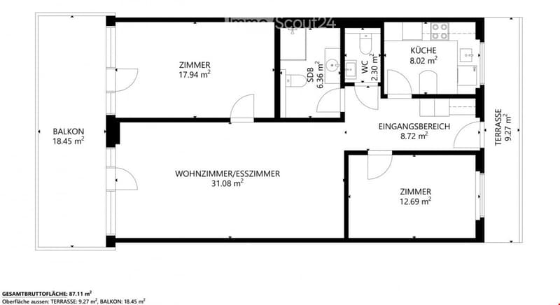 Vivere nel centro al Lebensgarten - appartamento moderno 3.5 locali - over 60 (11)