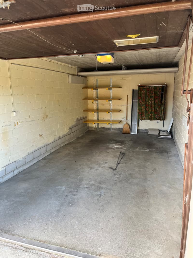 {"type": "Garage", "objects": ["shelves", "curtain", "broom"], "description": "Garage with concrete floor, brick walls, wooden shelves, and a broom leaning against the wall.", "localized_descriptions": {"EN": "Garage with concrete floor, brick walls, wood
