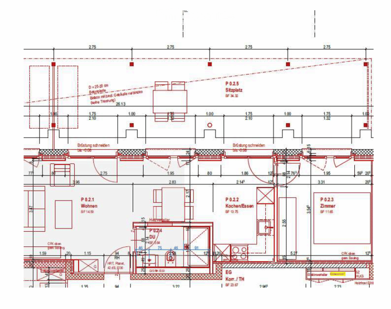 Living room, bedroom, bathroom, kitchen, entrance